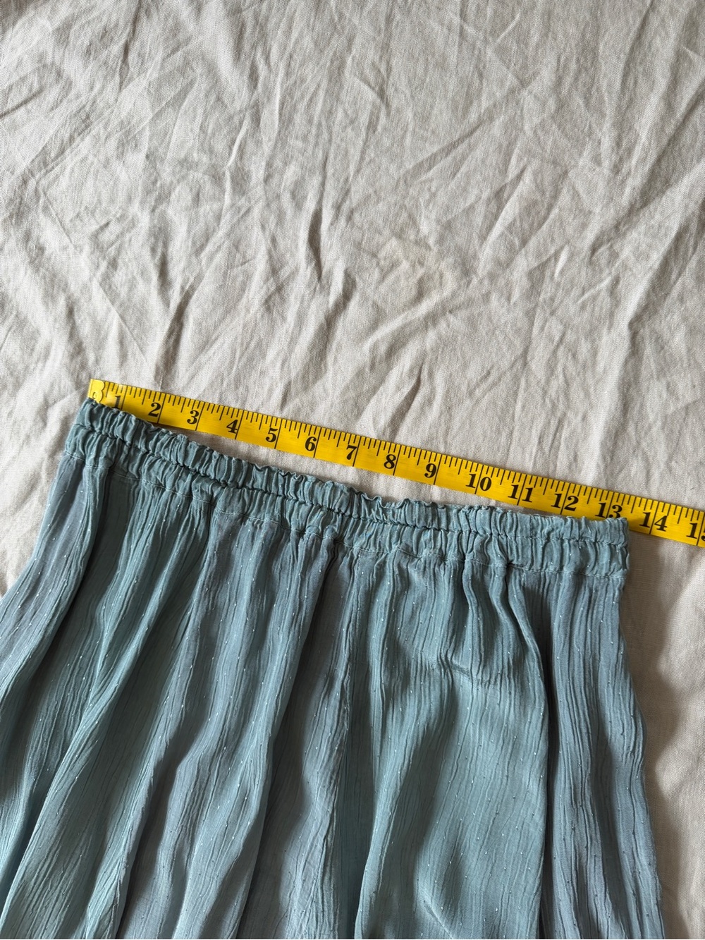Vintage Fairycore blue and lilac maxi skirt small medium - Picture 9 of 15